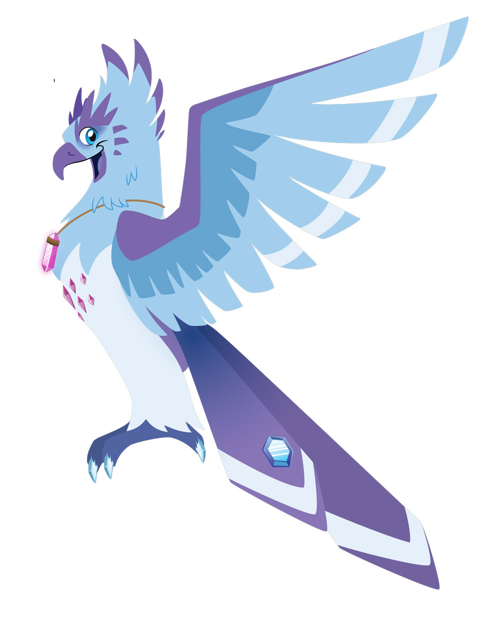 WinterFaire ice phoenix character